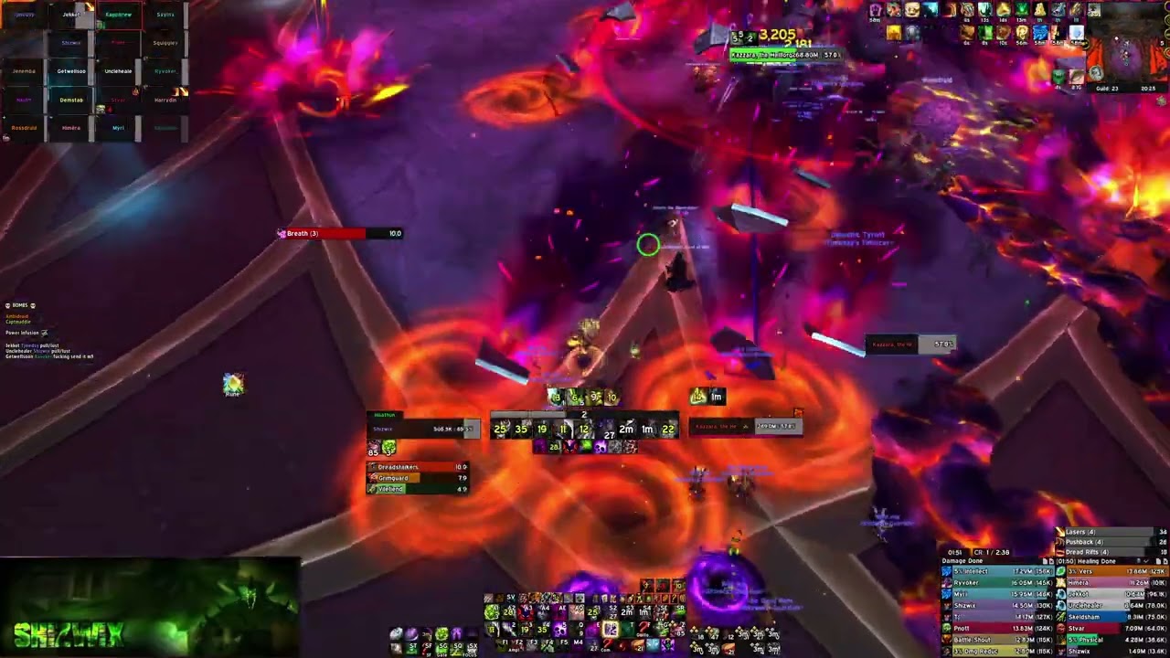 Rhythm vs Kazzara the Hellforged Mythic (Demonology Warlock PoV)