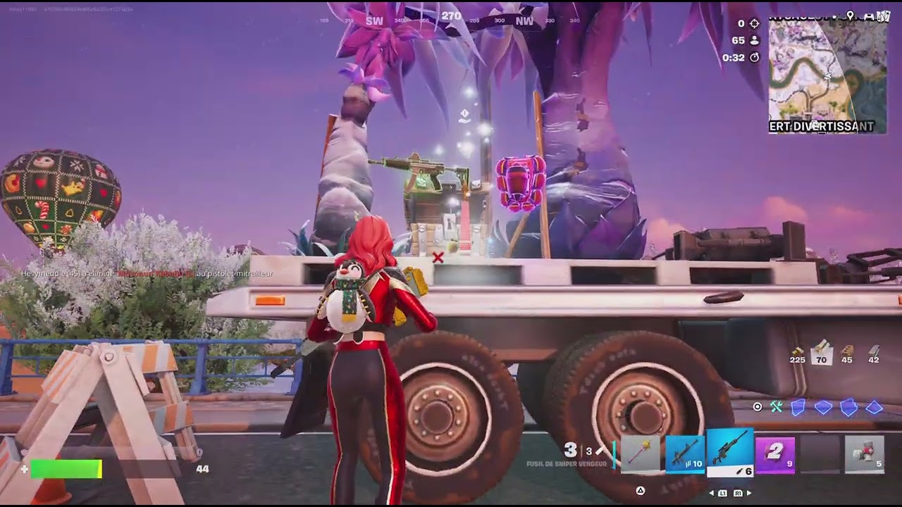 Defi top1 deux coffre sur Fortnite