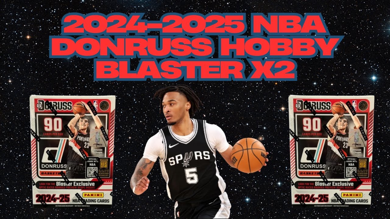 2024-2025 NBA Donruss Hobby Blaster x2 Review (Again)