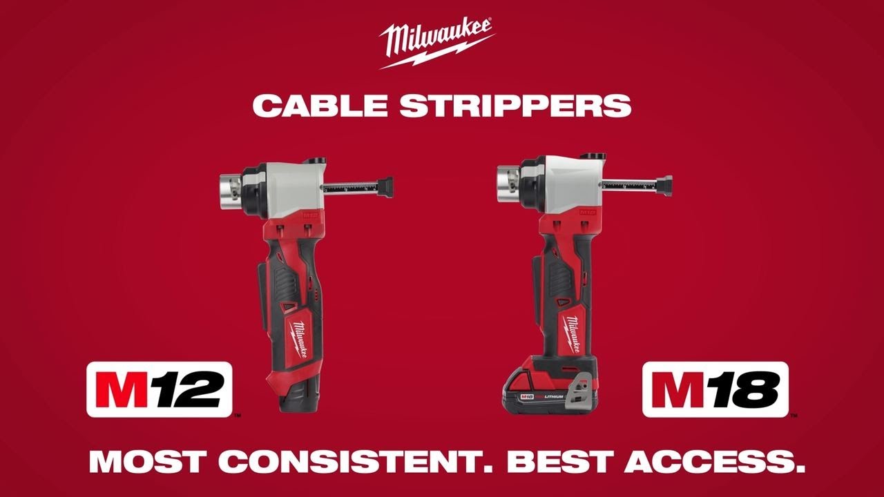 Milwaukee&reg; M12&trade; & M18&trade; Cable Strippers
