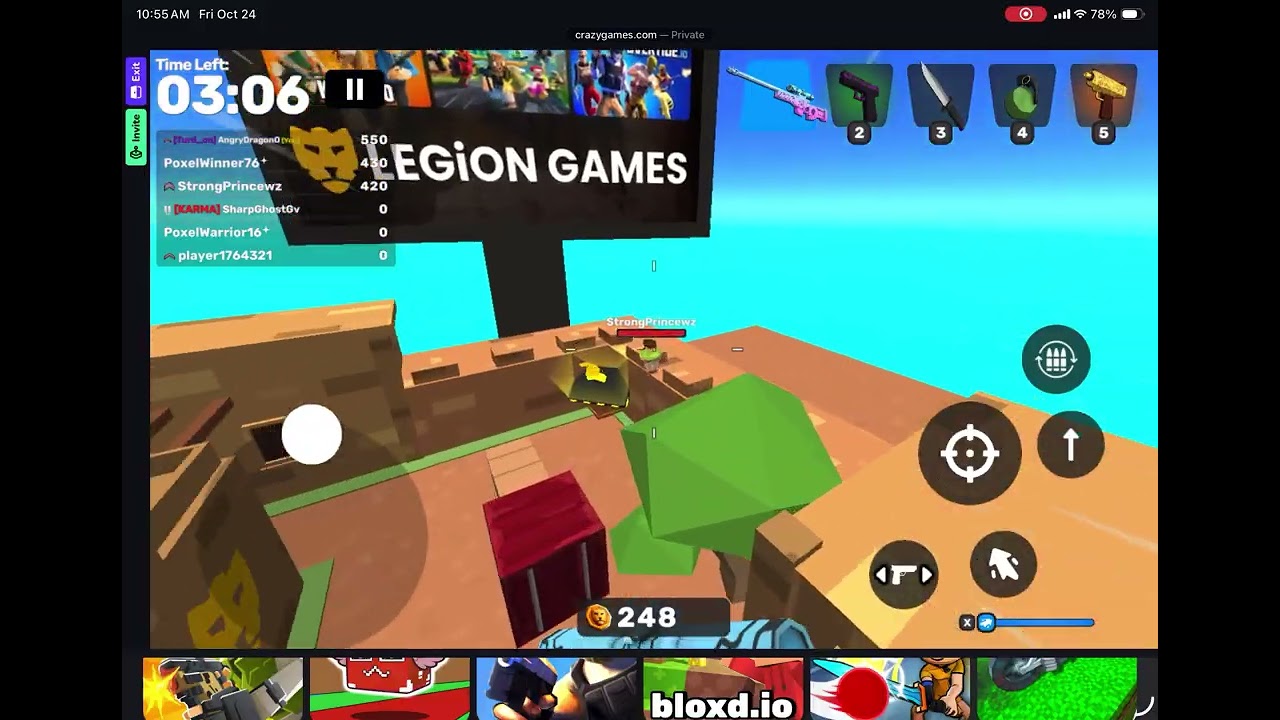 POV PLAY CRAZYGAMES POXEL.IO