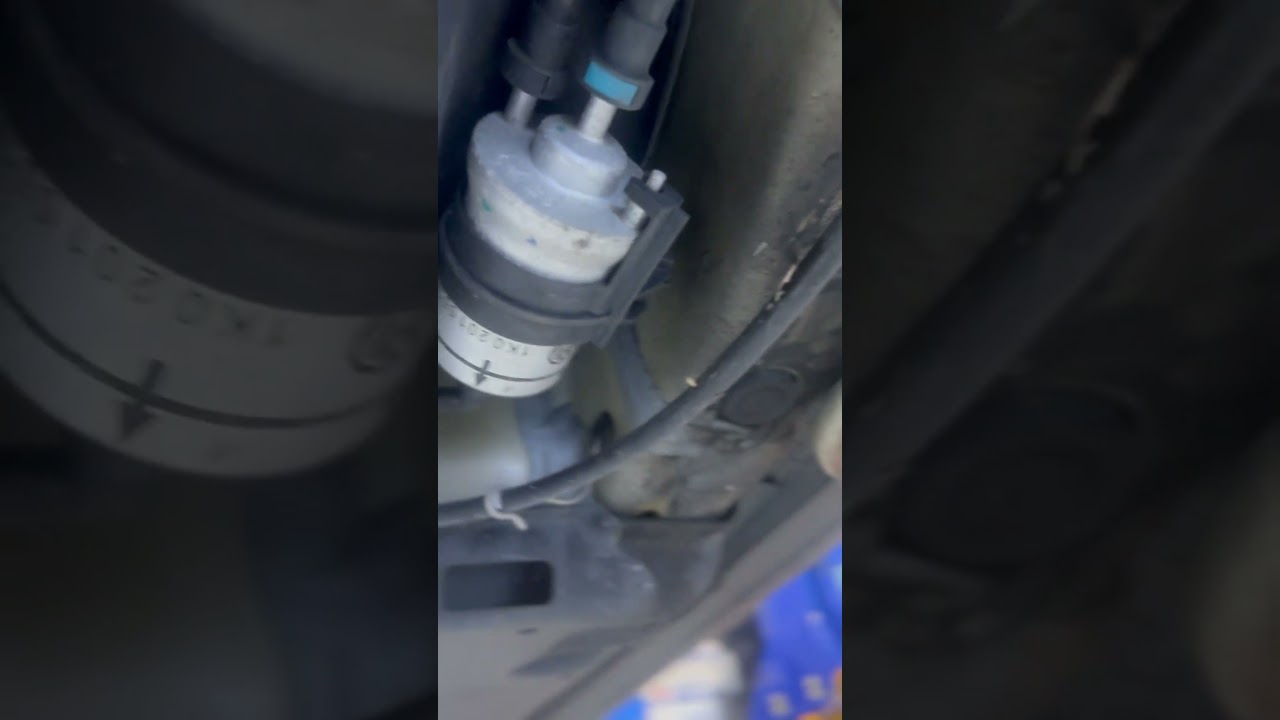 VW polo fuel filter location #automobile #car