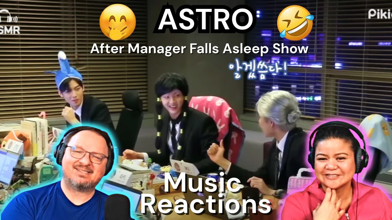 ASTRO (After Manager Falls Asleep Show Video) Couples Reaction!!