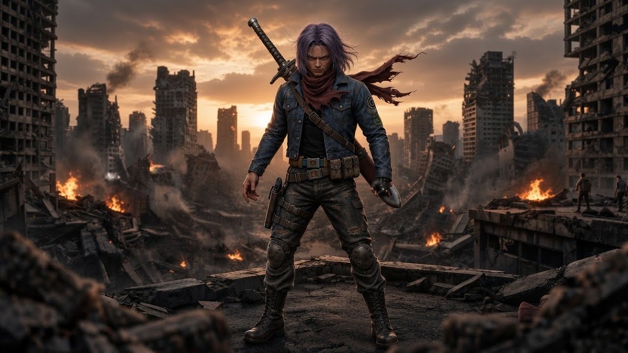#viral #fyp #movie #foryoupage #action Trunks dans un monde post apocalyptique 