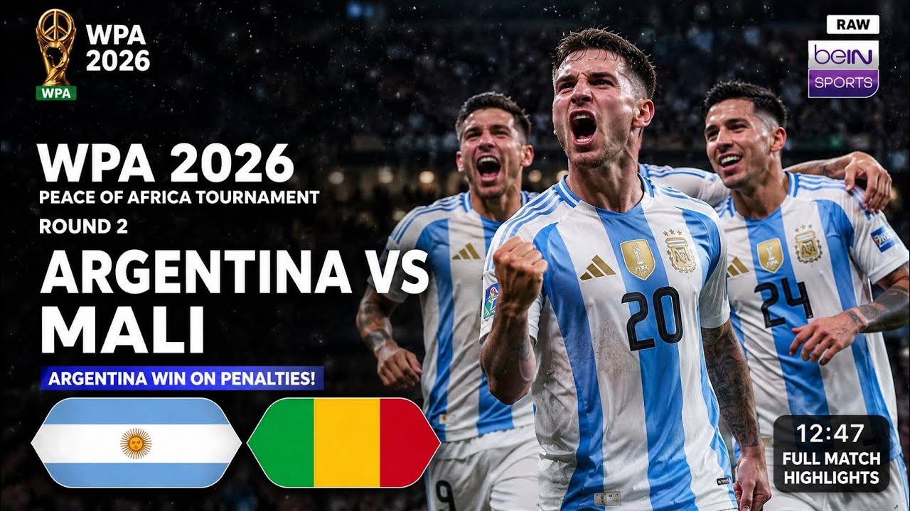 Argentina vs Mali rd 16 (africa vs the world tournament)