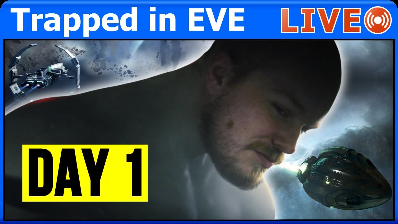 WHY CAN'T I LOG OUT | I Woke Up As A Capsuleer, So What? | Day 1 Trapped in EVE Online