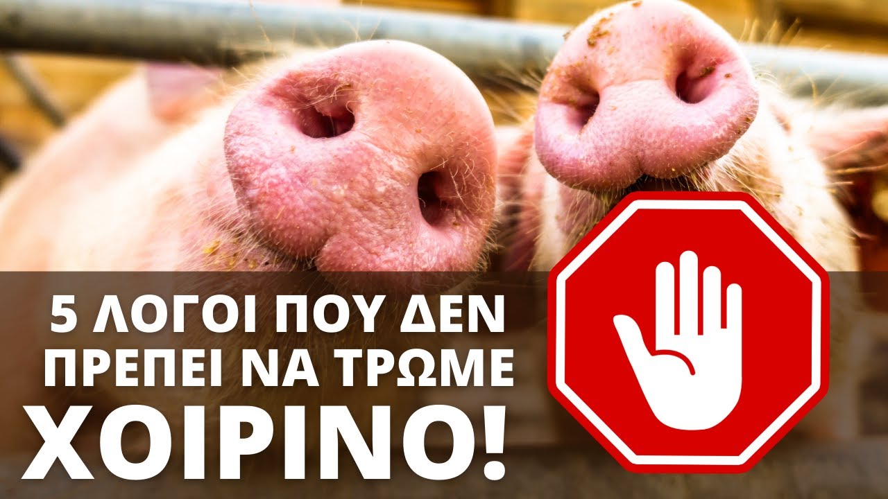 5 λόγοι που δεν πρέπει να τρώτε χοιρινό