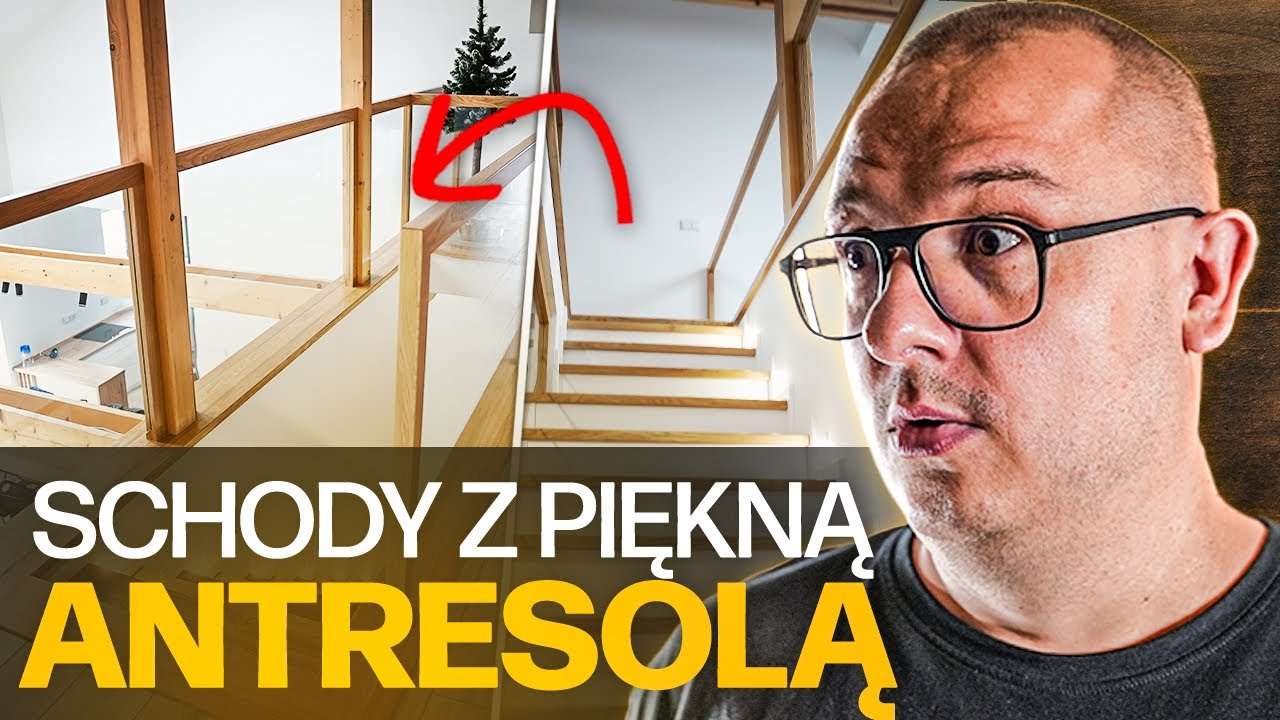 Dom SZKIELETOWY i piękne SCHODY DREWNIANE z dbałością detale! | Sob-Drew