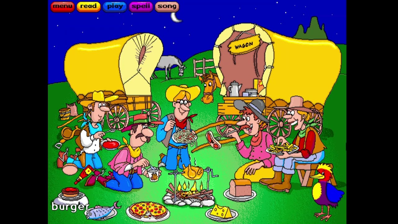 Word Bird - Education Game PC - A very short playthrough - Food