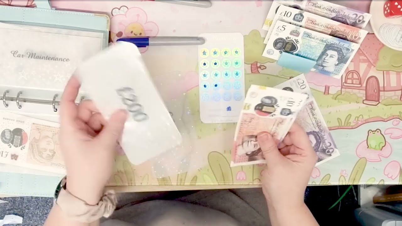Cash stuffing £145 | Recovering from a busy, spendy week!