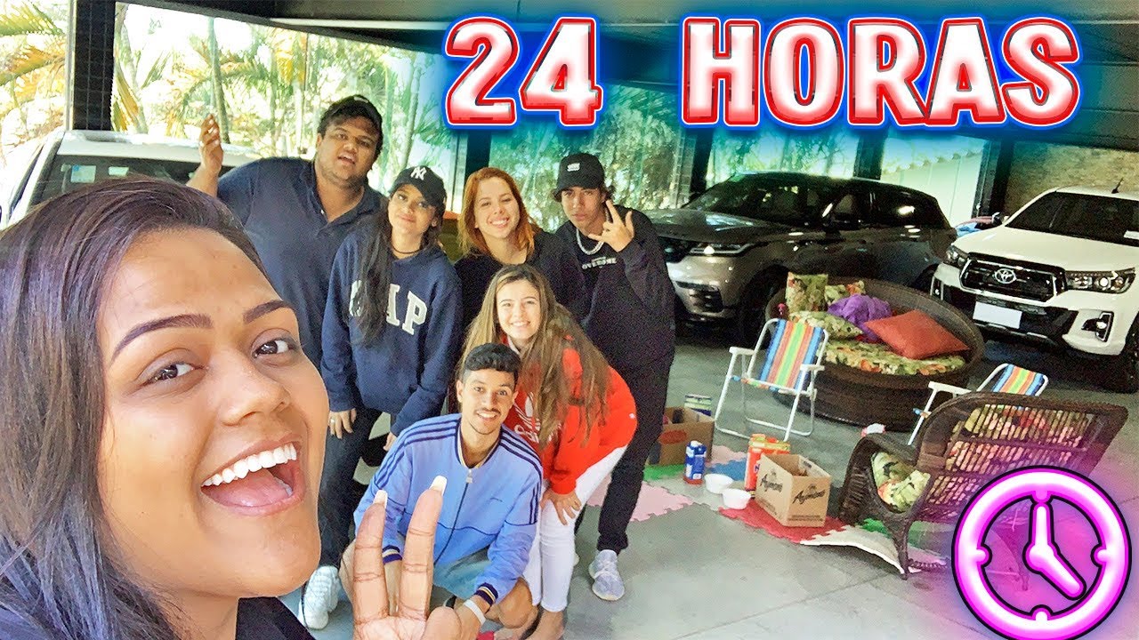 24 HORAS NA GARAGEM !!!