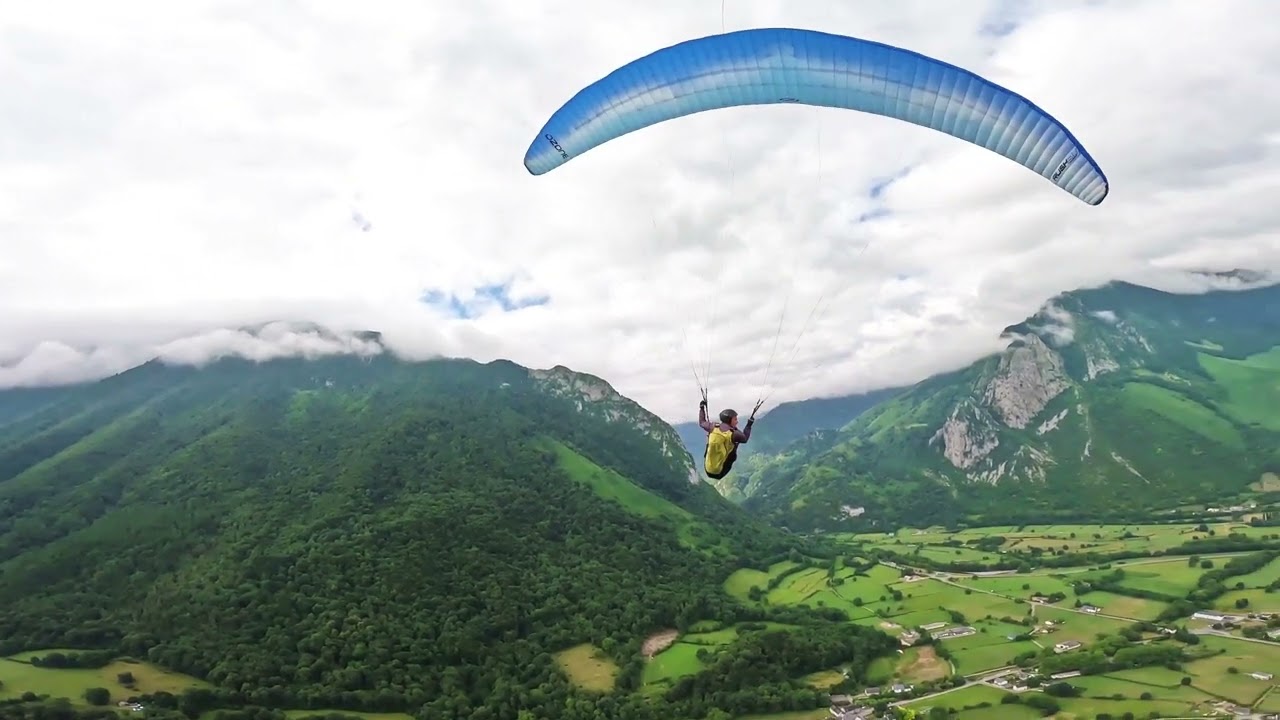 Décollage Parapente Accous (Pyrénées-Atlantiques) en région Nouvelle-Aquitaine