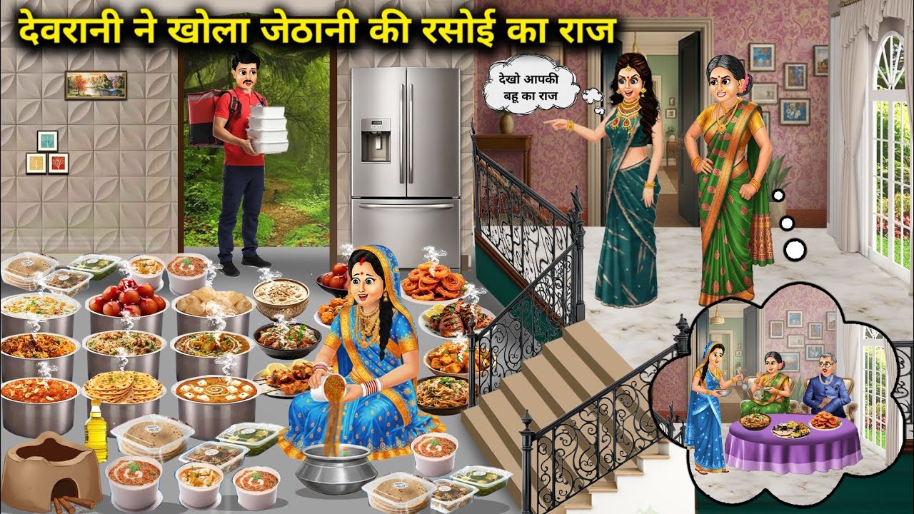 देवरानी ने खोला जेठानी की रसोई का राज | Sister-In-Law Reveals The Secret Of Sister-In-Law's Kitchen.