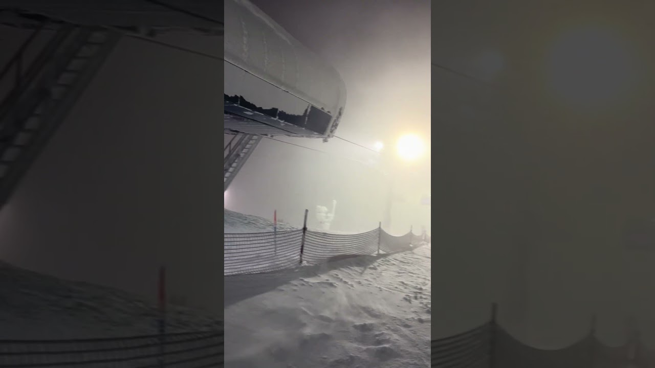 Khibiny ski resort evening ride, Kirovsk, Russia