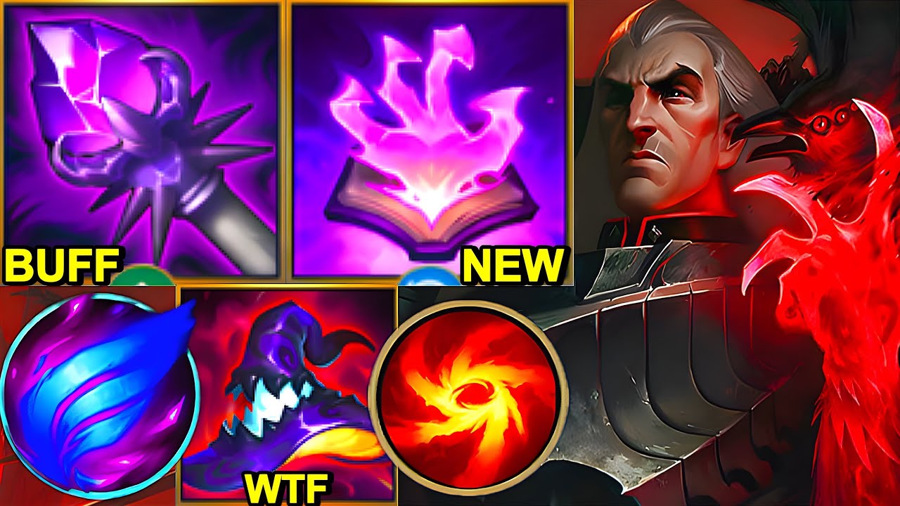 Wild Rift China Swain Mid - 19KILL PENTA !? Rod of Ages MAX AP SWAIN Build Runes