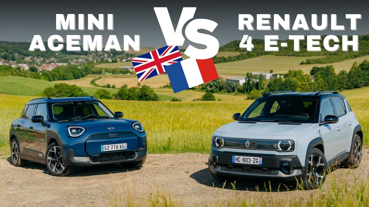Renault 4 E-Tech vs Mini Aceman E : le choc des crossovers branchés