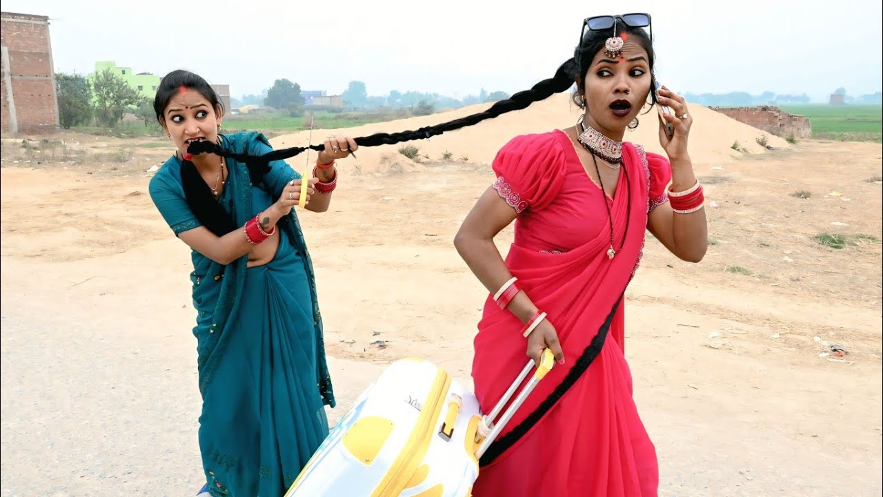 देखिए रास्ते में पगली चोटी काटी pagali ke new comedy video