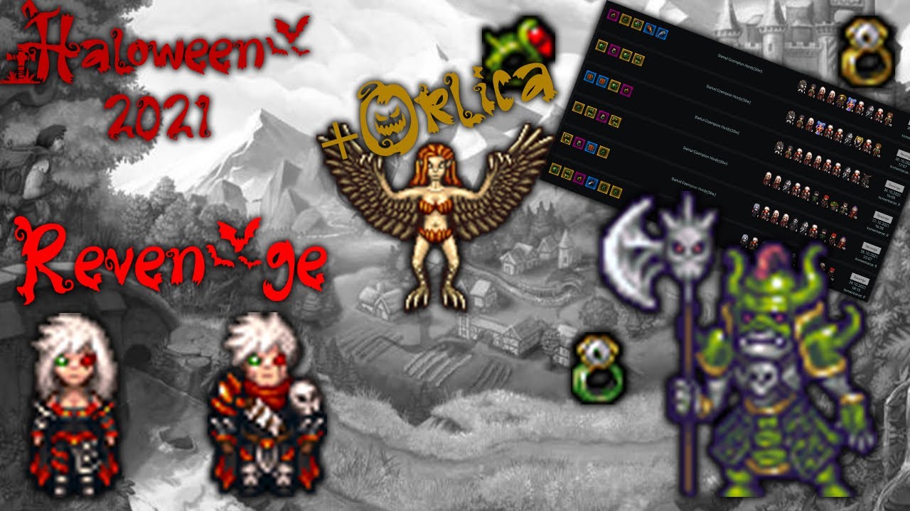MARGONEM MIX HALLOWEEN 2021+ORLICA *REAKCJE/LEGENDY*