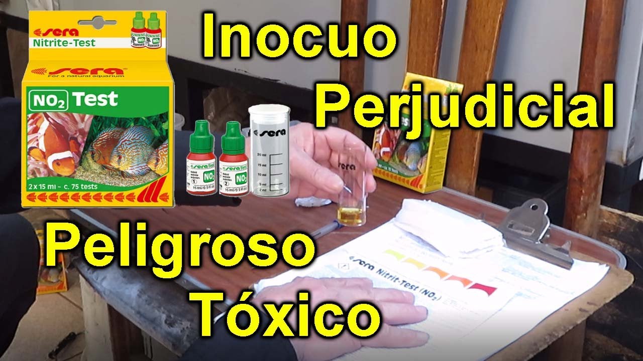 Como hacer el Test de Nitritos Sera GmbH en Acuarios, piletas y estanques