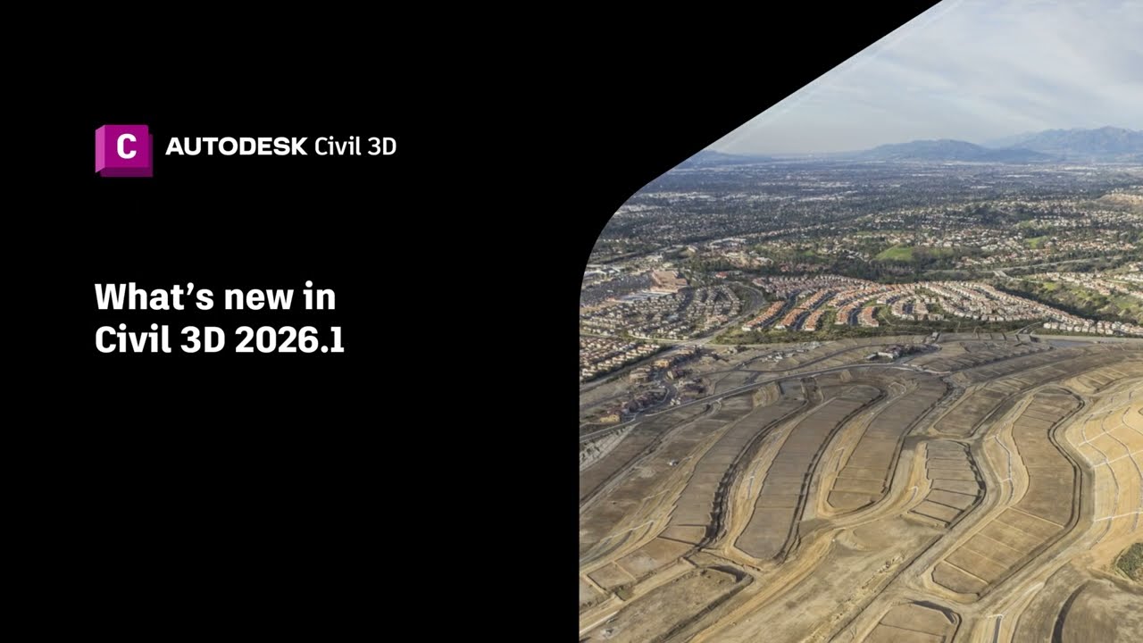 What's New Civil 3D 2026.1