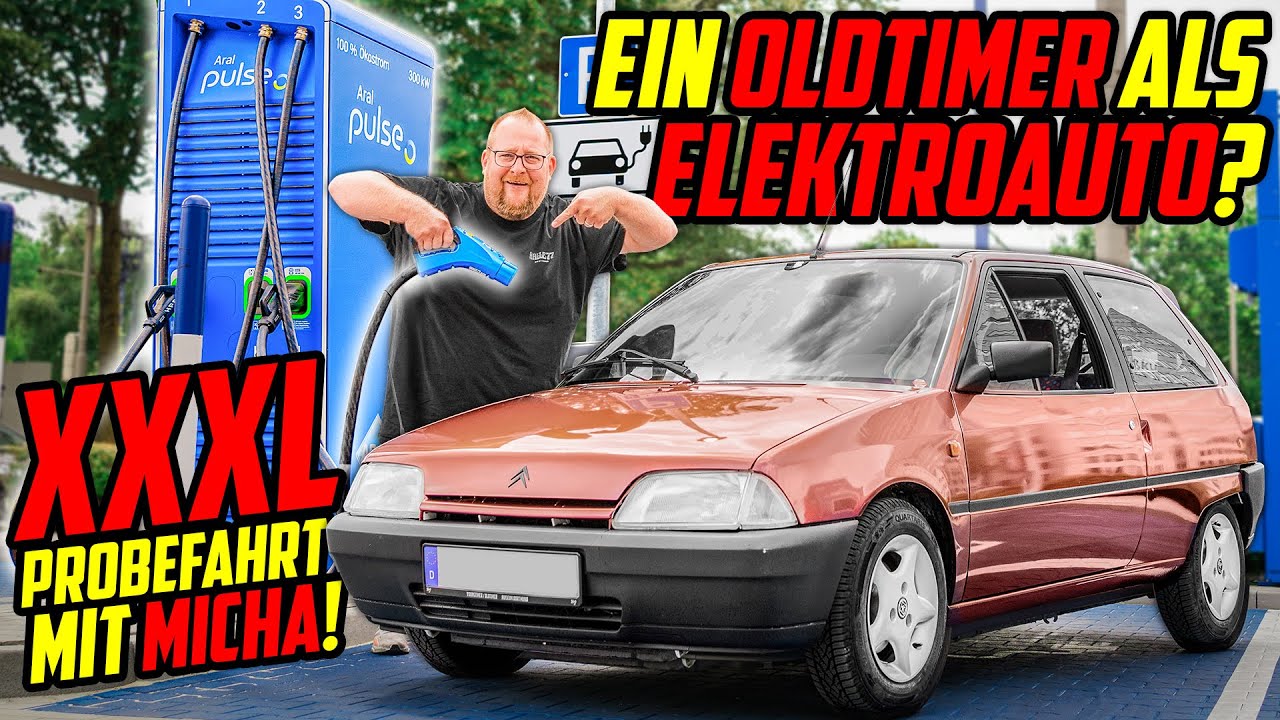 Was kann ein ELEKTROAUTO von 1994? - Citroën AX Electrique - XXL Probefahrt & Prüfstand!