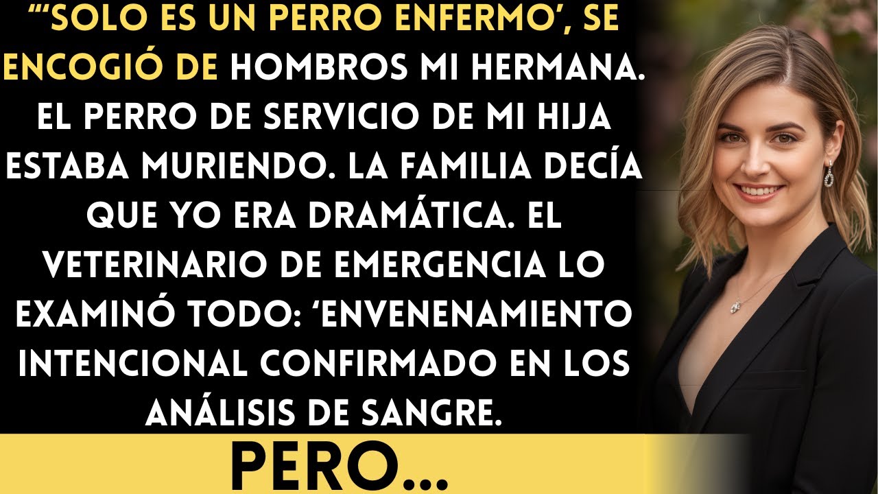 Mi hermana envenenó a mi perro para vengarse de mí — Los resultados de toxicología llegaron a seis…