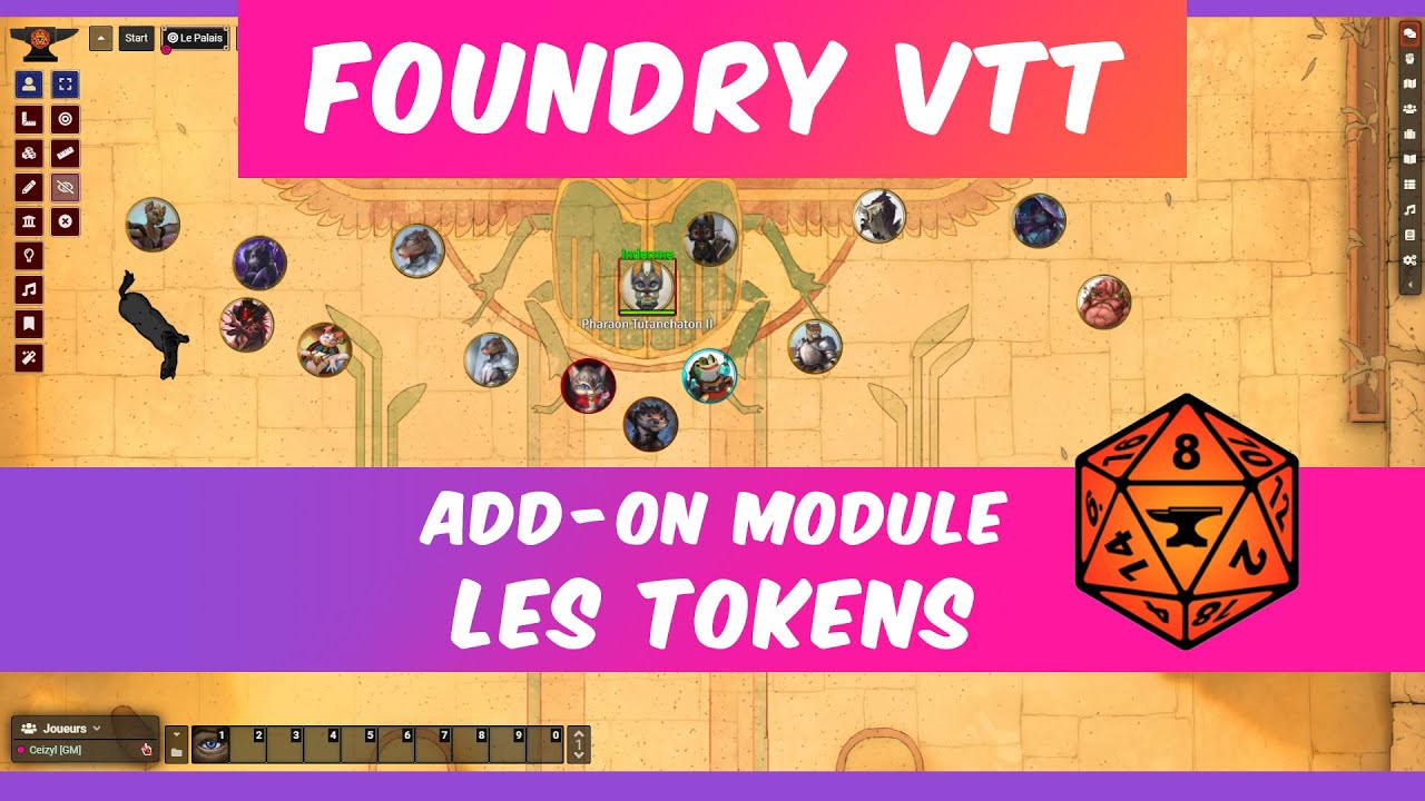 #jdr #FoundryVTT : Les Tokens
