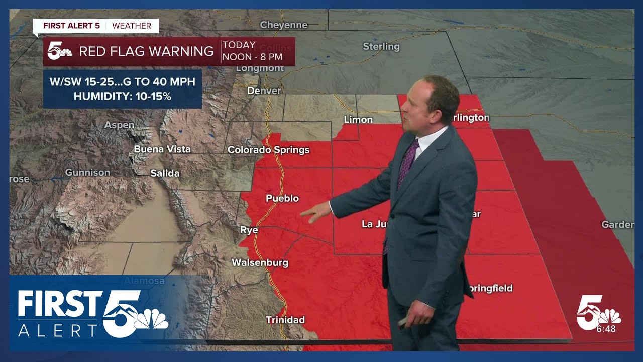 В конце этой недели сохраняется угроза возникновения пожаров в течение нескольких дней из-за резк...