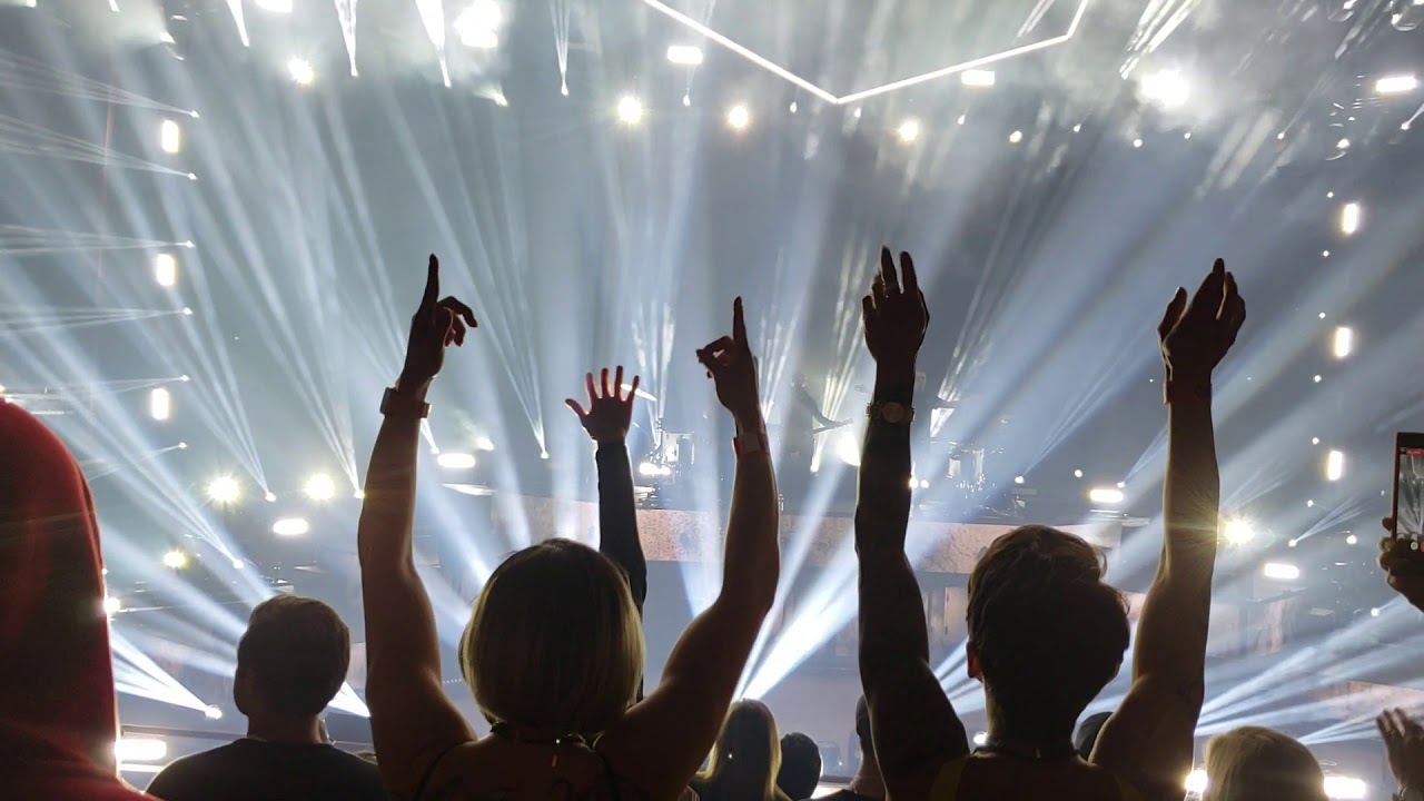 Odesza at Red Rocks 2018 performing their single Late Night