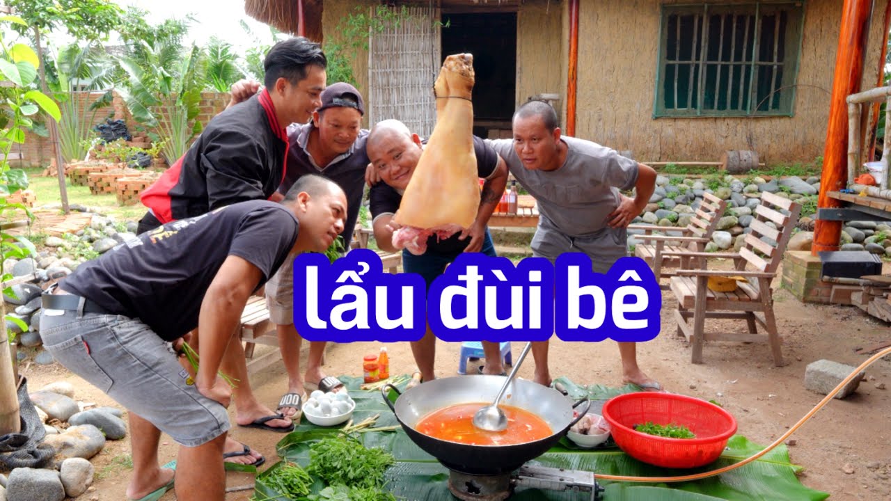 Đùi Bê Treo Tùng Thẻo Nhúng Nồi Lẩu Chua Cay | SON DUOC VLOG