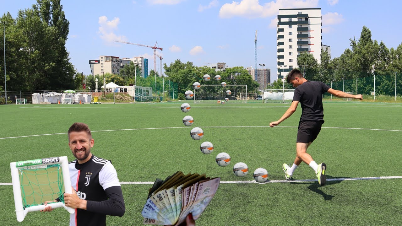 @ImprovedFootball  VS @DanuVlogs97  pe 1000 DE LEI (.. la cea mai mica poarta din lume)