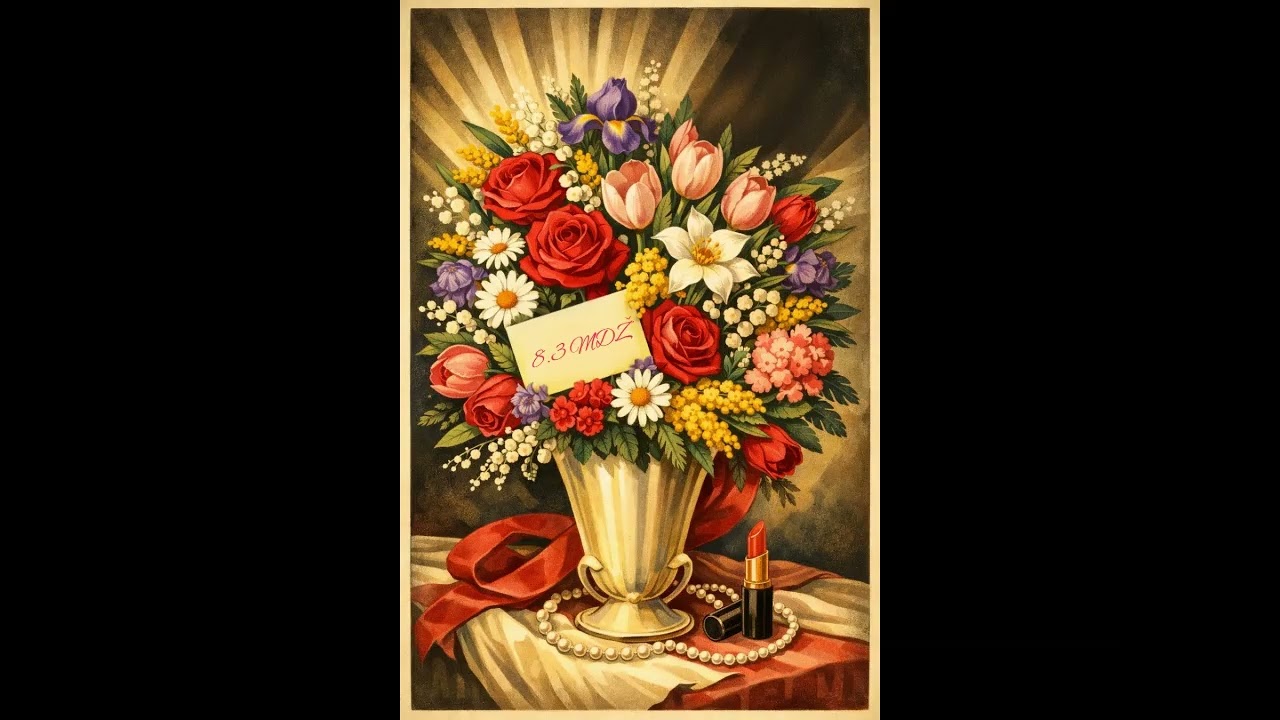Gratulace k MDŽ 8.3 1934