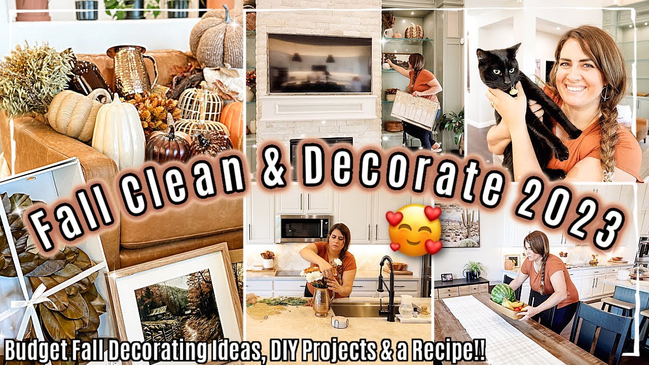 FALL CLEAN & DECORATE WITH ME 2023 :: Fall Cleaning & Decorating on a Budget
