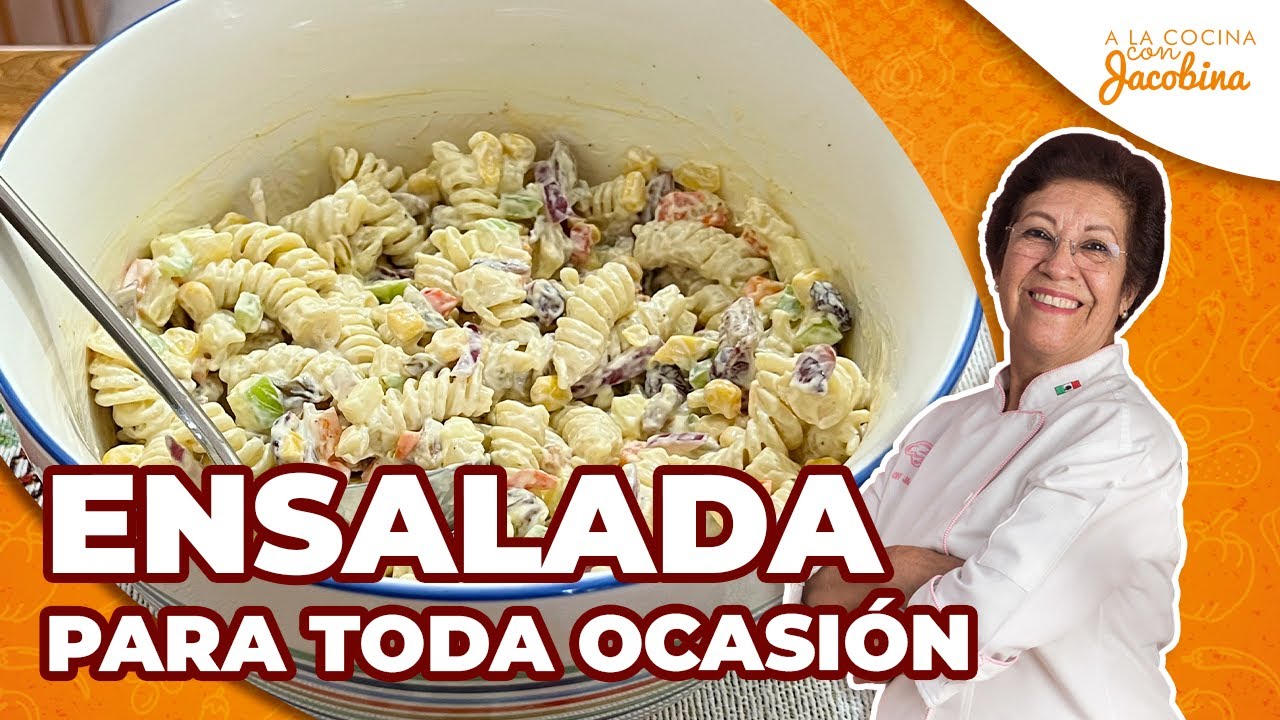 Ensalada de Pasta Fría – Saludable, Fresca y Deliciosa ✅