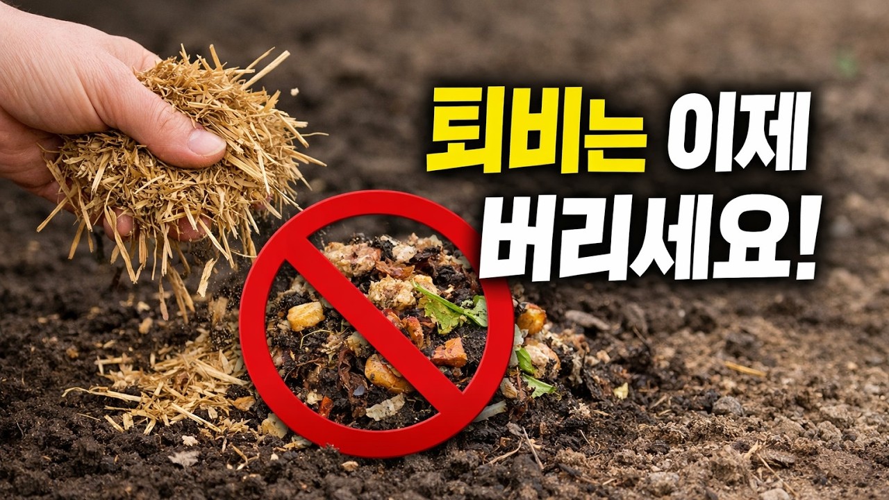 텃밭 10년차, 제가 퇴비를 버린 이유: 이 '이것' 하나면 충분합니다