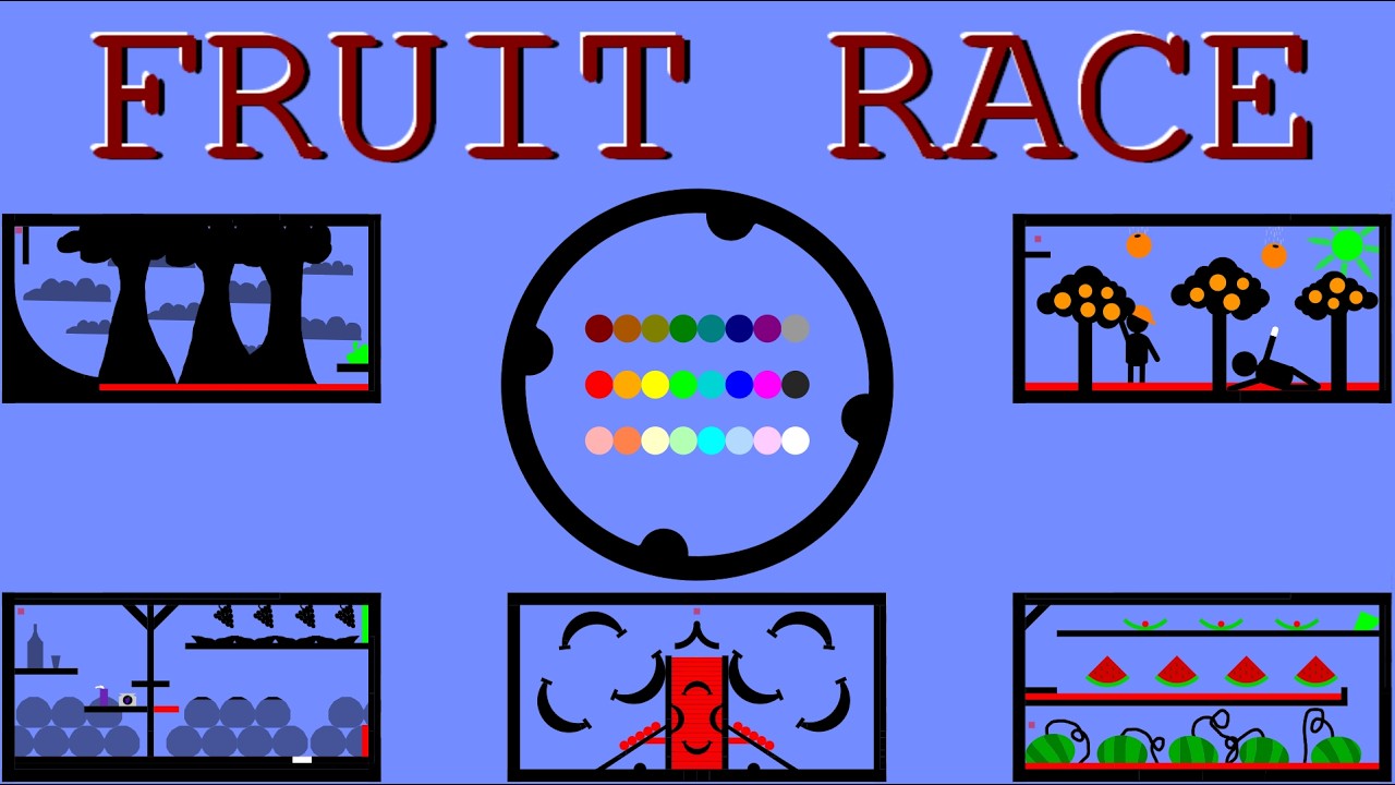 24 Marble Race - EP. 9: Fruit Race