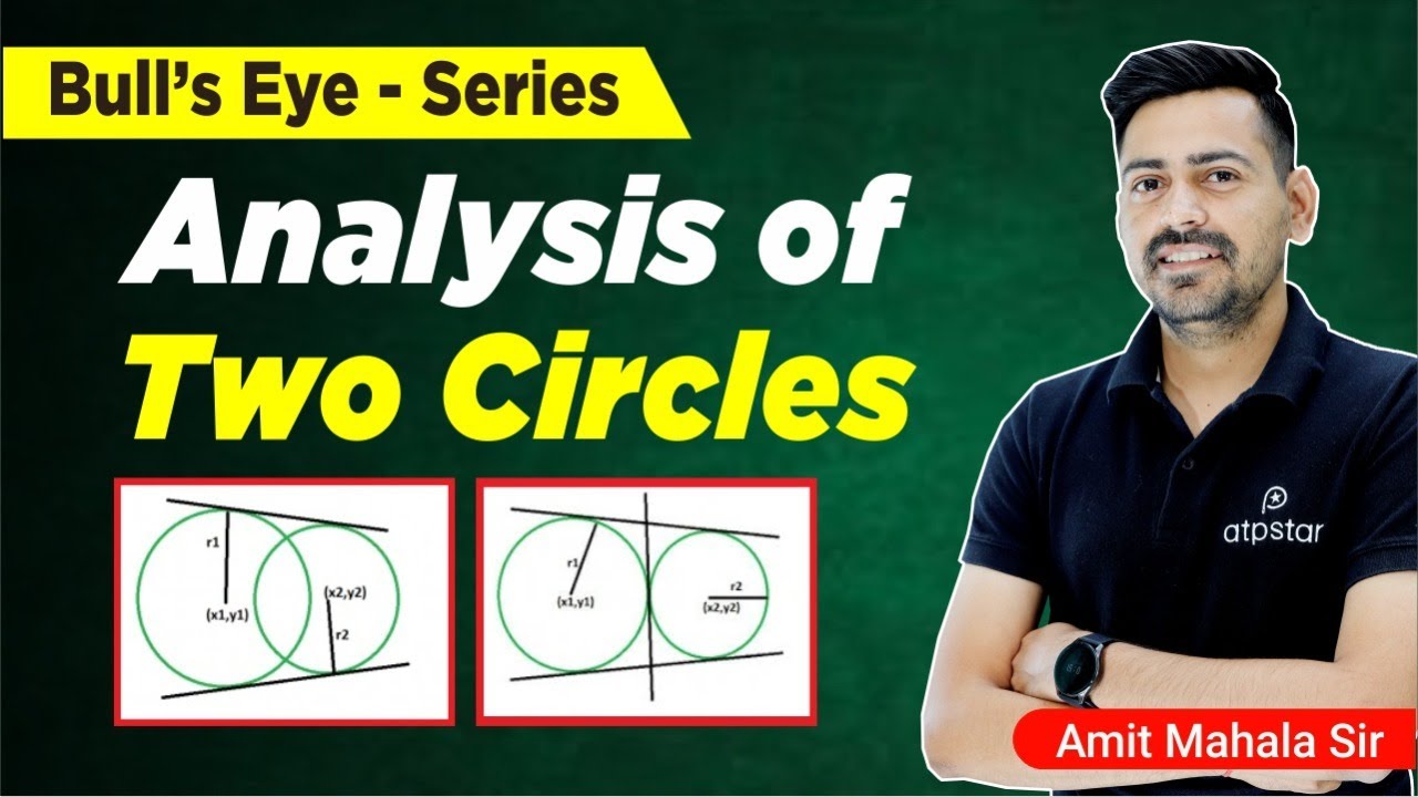 Analysis of Two Circles #2 | Circle Class 11 | Coordinate geometry | IIT JEE MATHS | ATP STAR KOTA