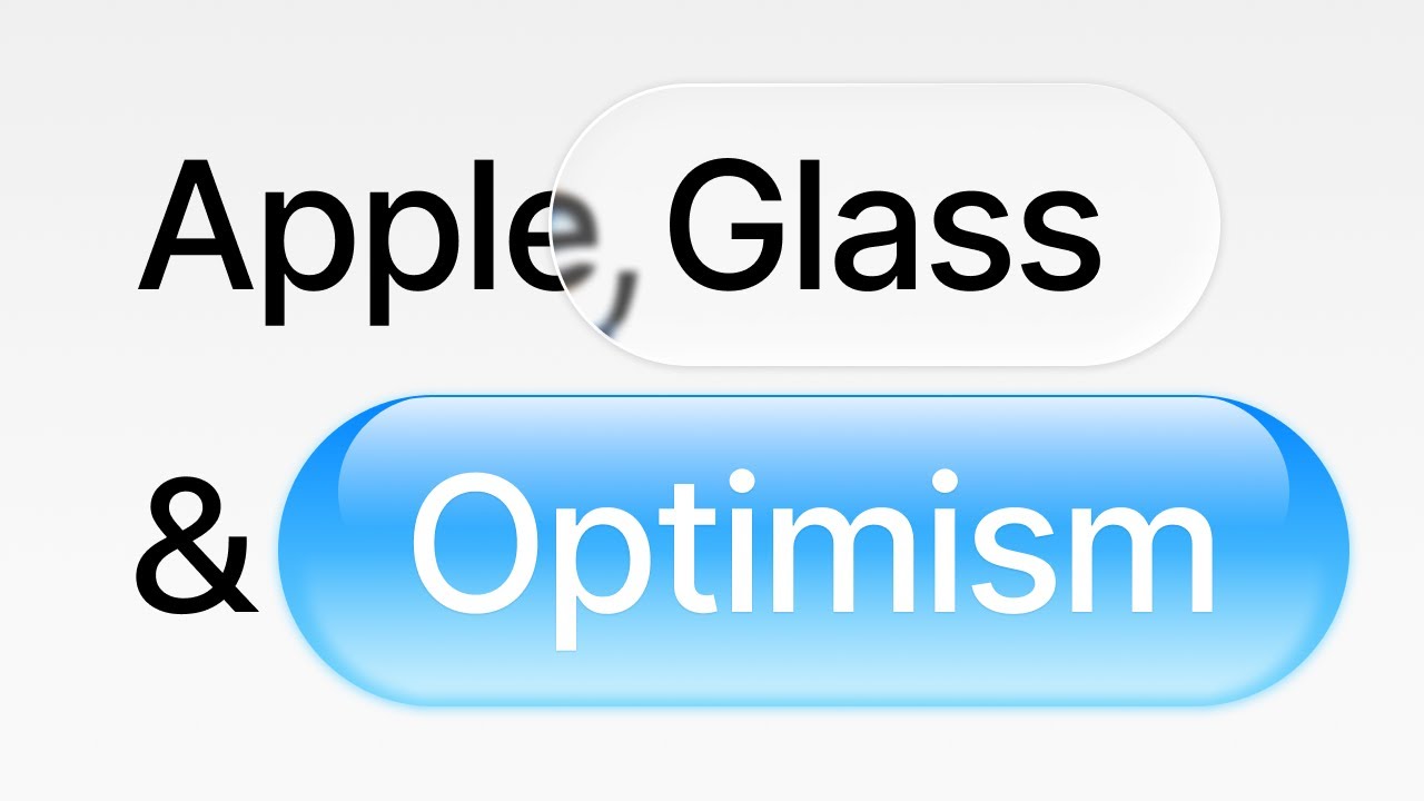 Apple, Glass & Optimism: Reflections on Liquid Glass