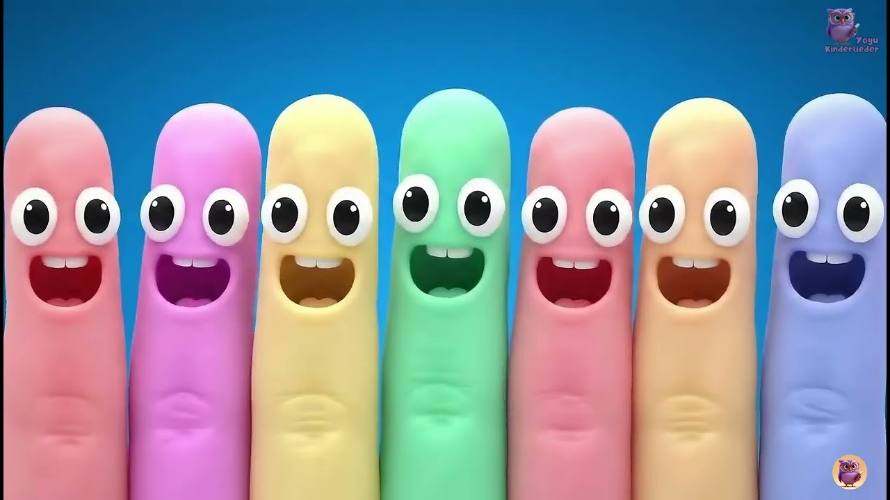 🖐️Zehn kleine Zappelmänner - Das Finger-Lied | Yoyu Kinderlieder