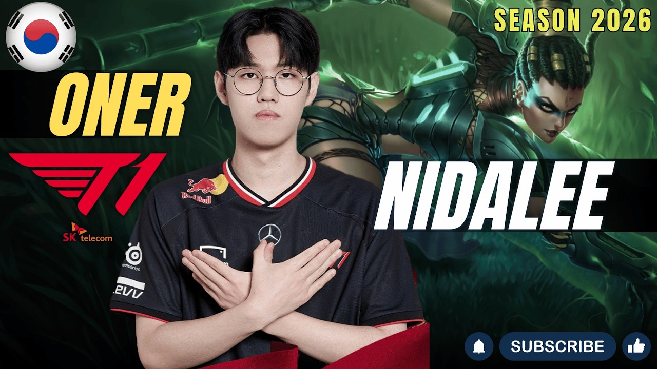 T1 Oner NIDALEE vs KARTHUS Jungle - Patch 26.3 KR Ranked | lolrec