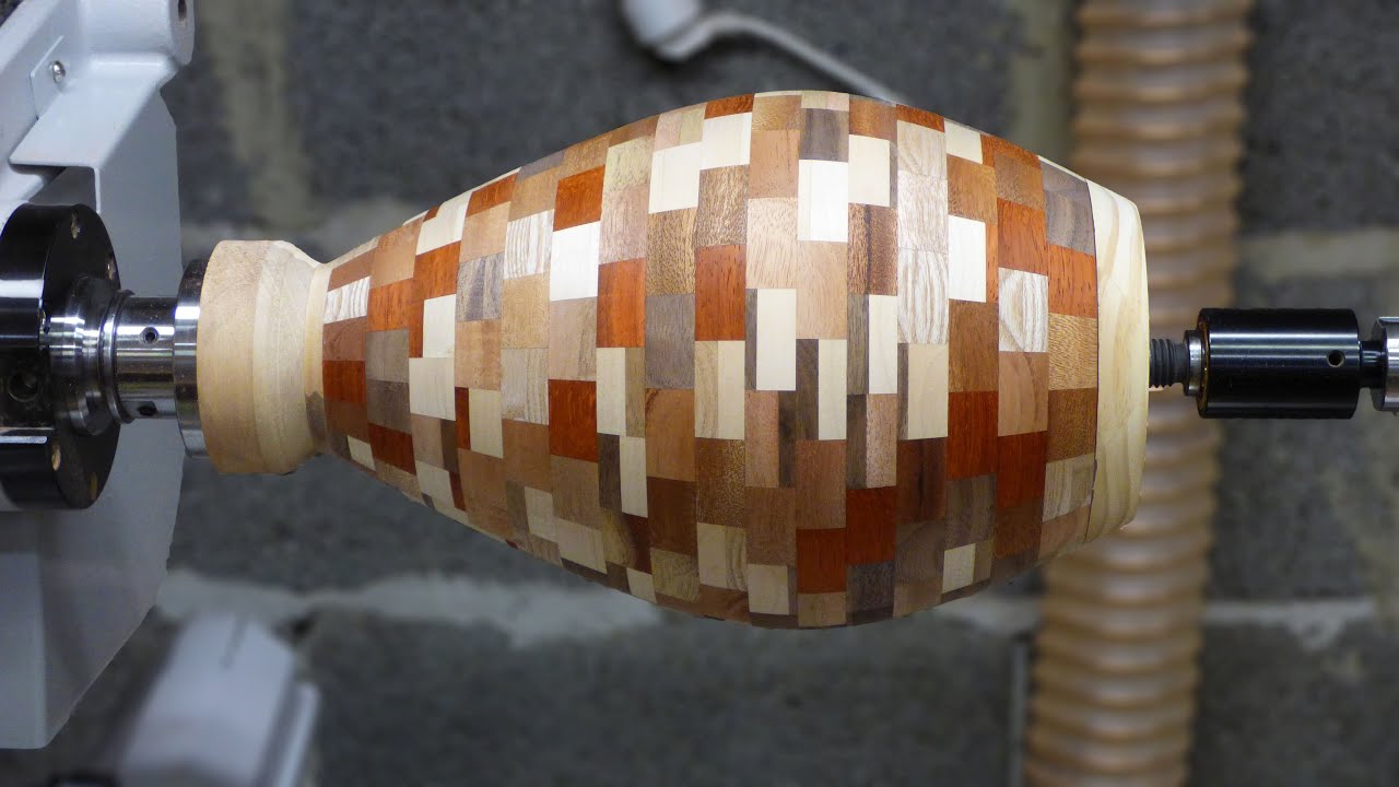 Woodturning - SCRAP WOOD Segmented Vase