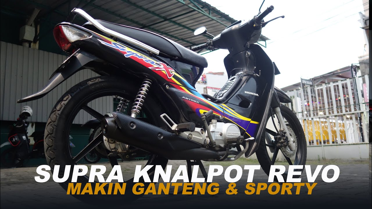 PASANG KNALPOT REVO FI DI SUPRA X LAMA
