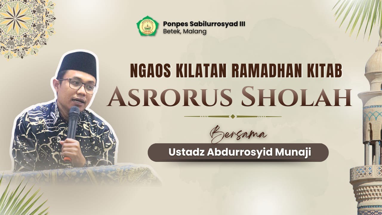 Ngaos Kilatan Kitab Asrorus Sholah Bersama Ustadz Rosyid | 23/02/26