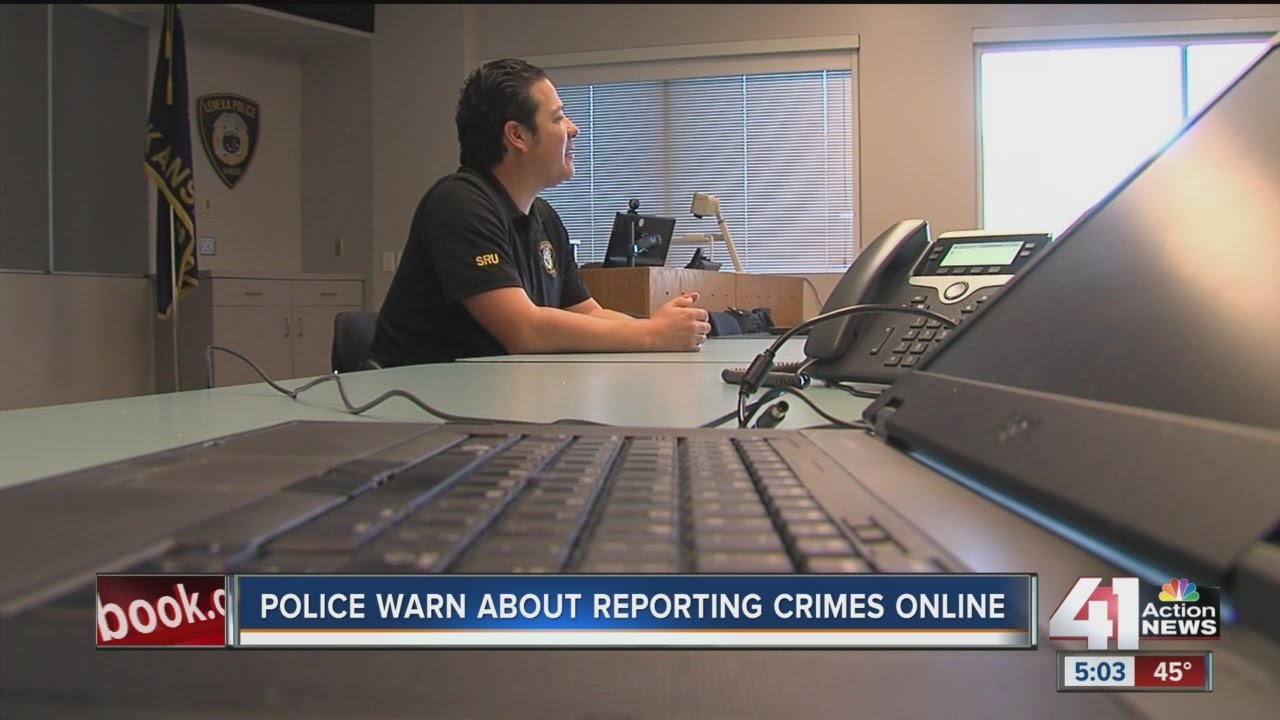 Police warn about reporting crimes online