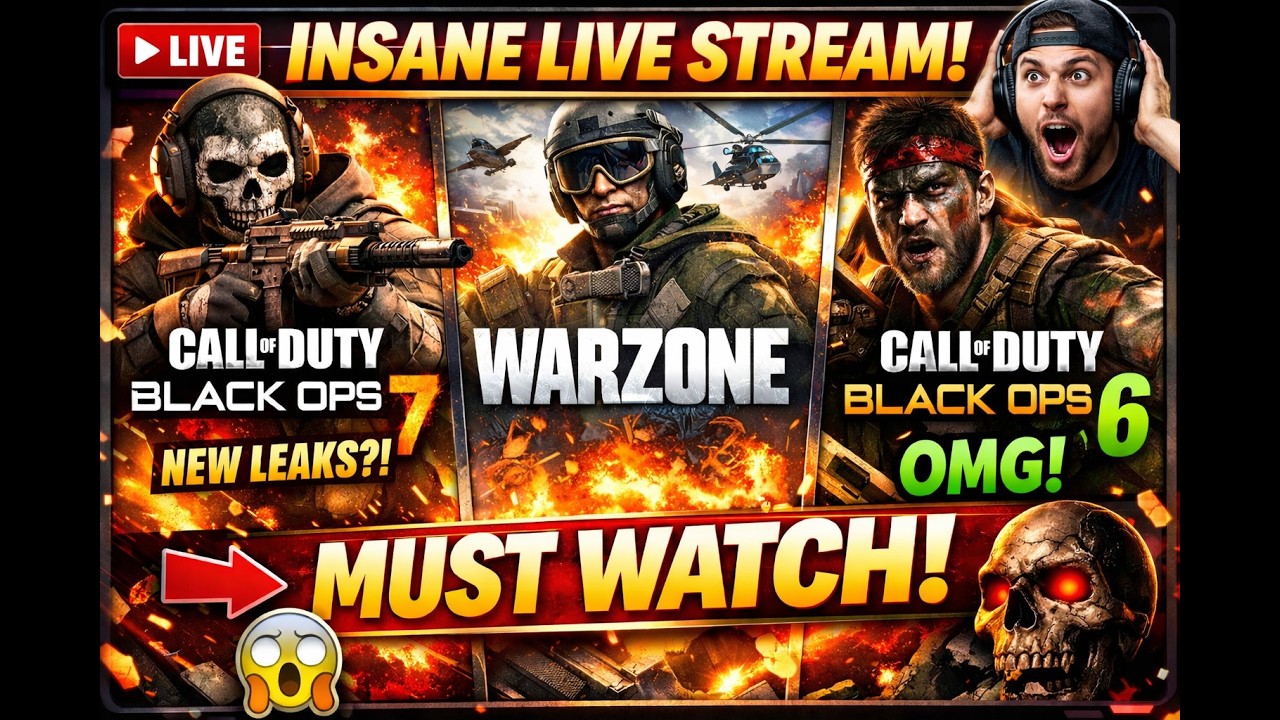 LIVE: BLACK OPS 7 GAMEPLAY?! 😱 Warzone + Black Ops 6 – This Is CRAZY