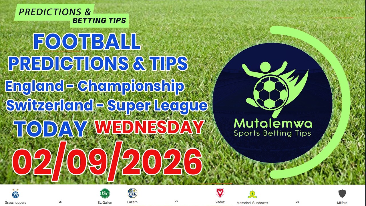 FOOTBALL PREDICTIONS TODAY 02/09/2026 SOCCER PREDICTIONS |BETTING TIPS, #betting@sports betting tips