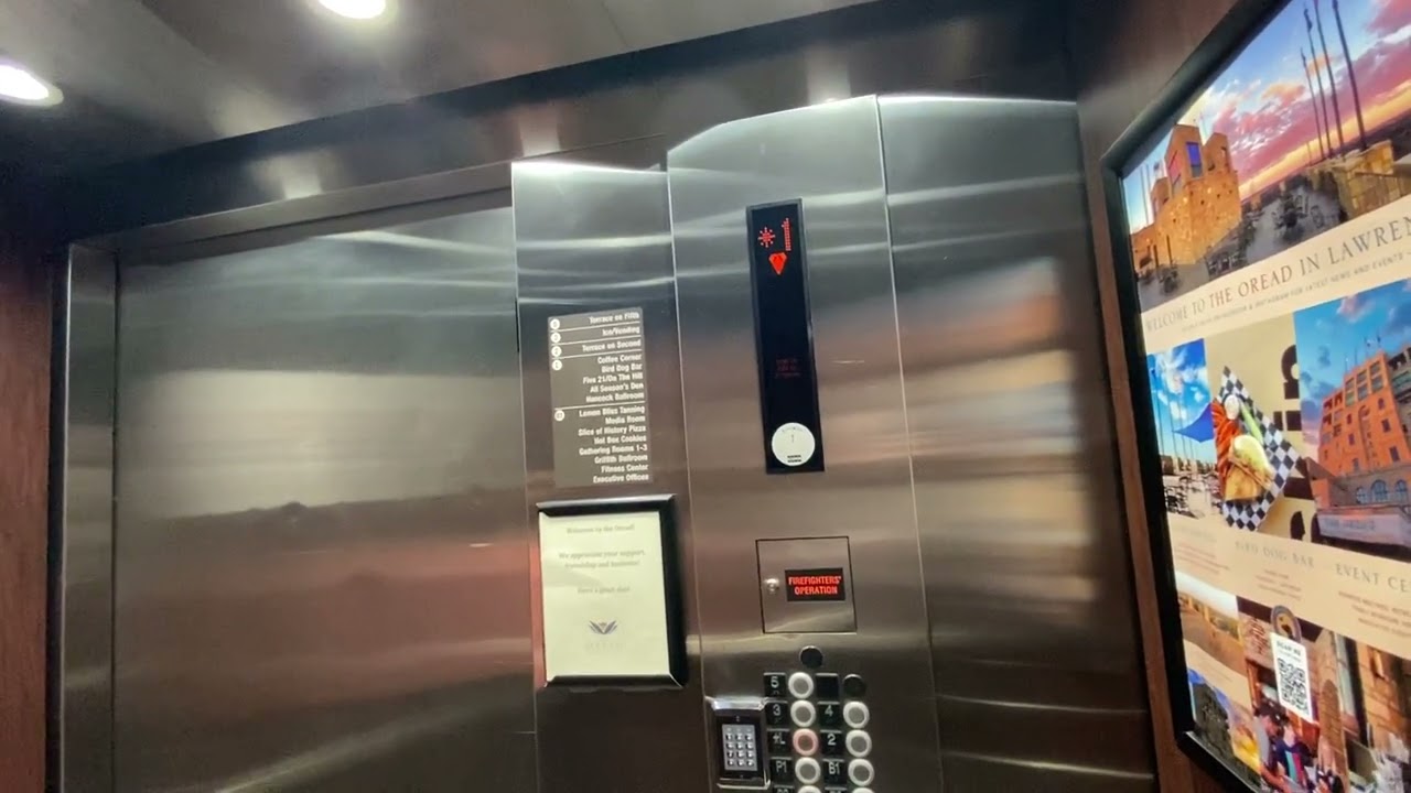 Kone Ecodisc MRL High Speed Elevators At Hotel Oread In Lawrence Kansas