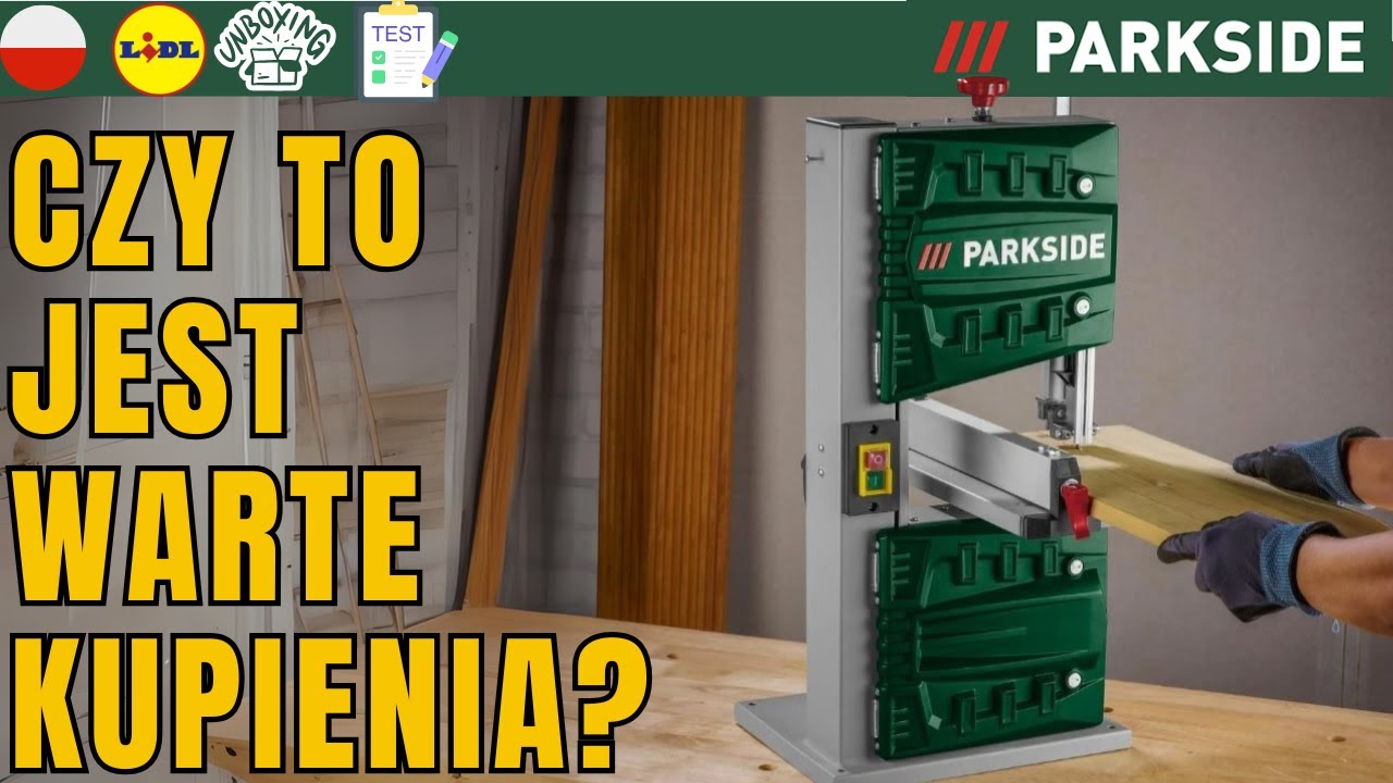 PIŁA TAŚMOWA Parkside PBS 350 C3 POLSKA POLSKI LIDL