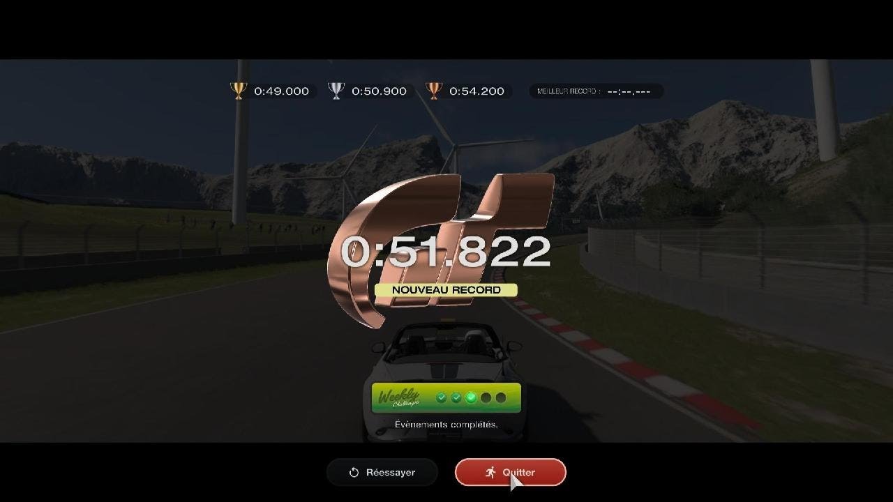 Gran Turismo 7 - Challenge contre la montre - Mazda roadster
