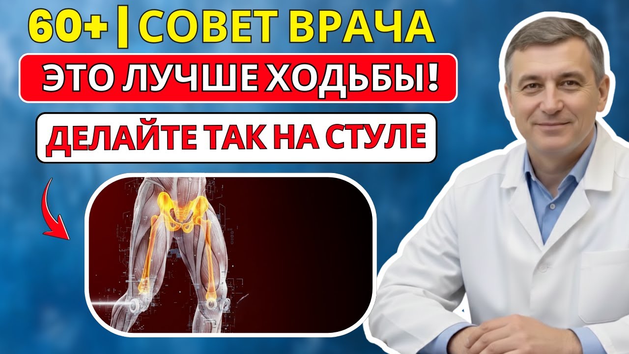 Ходьба не спасает: 5 упражнений на стуле против старческой слабости | БЕРЕГИ ЗДОРОВЬЕ